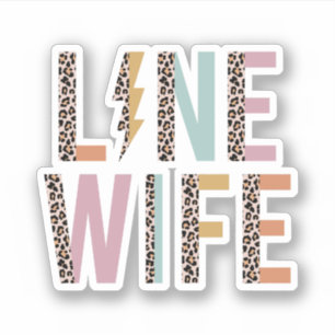 Line Wife Gift, Lineman Wife Leopard