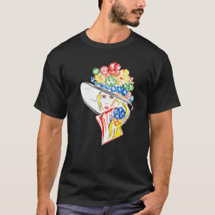 Line Women Face Abstract Minimalistic Salon Artist T-Shirt