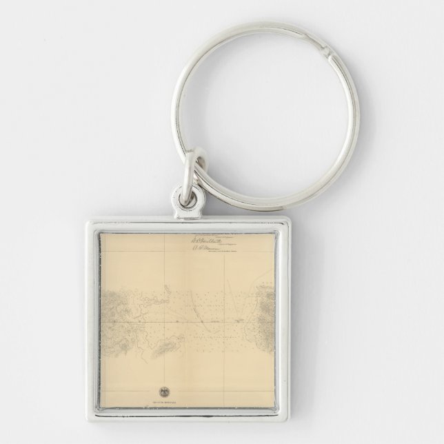 Linea Divisoria Entre Mexico 5 Key Ring (Front)