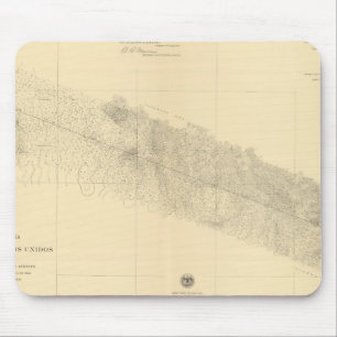 Linea Divisoria Entre Mexico 9 Mouse Pad