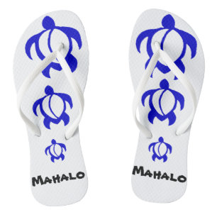 LineA Mahalo Blue Honu Thongs