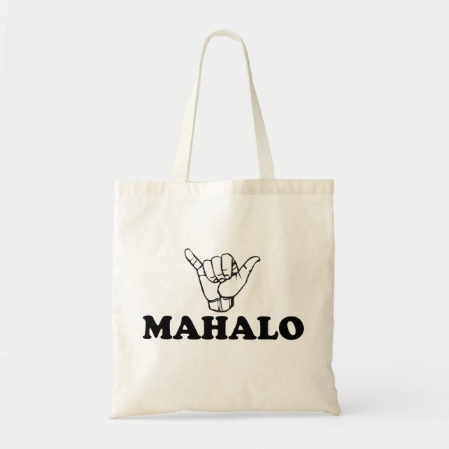 LineA Mahalo Shaka Tote Bag (Front)