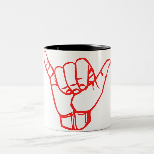 LineA Shaka Two-Tone Coffee Mug (Center)