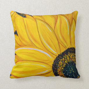 LineA Sunflower Duo Painting Cushion