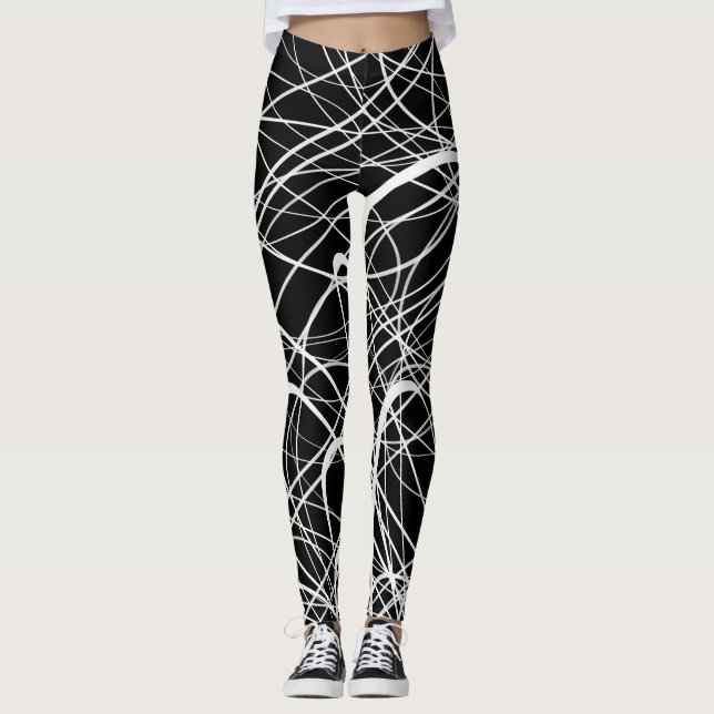 Linear Abstract1 - Leggings (Front)