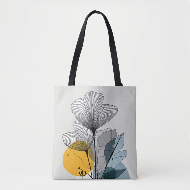 Linear Bloom Tote (Front)