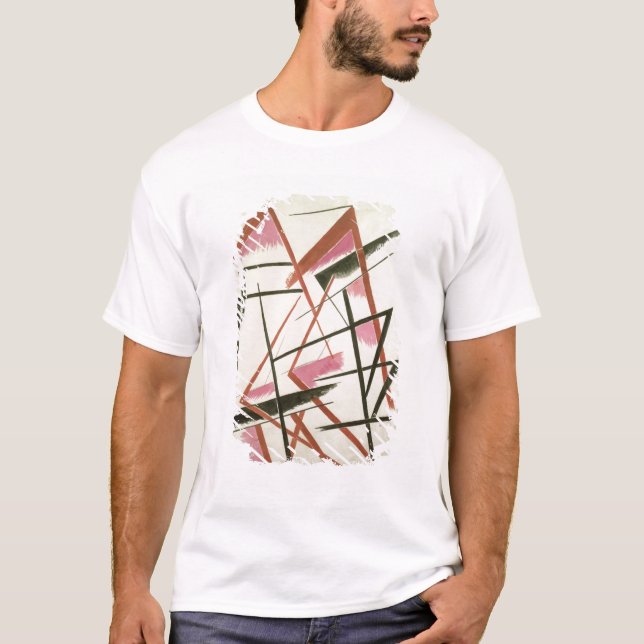 Linear Construction, c.1921 (gouache on paper) T-Shirt (Front)