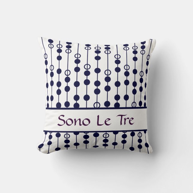 Linear Dot #2 @ SonoLeTre Cushion (Front)