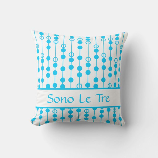 Linear Dot #6 @ SonoLeTre with monogram Cushion (Front)