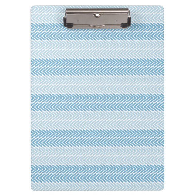 Linear Focus Blue Tones Clipboard (Front)