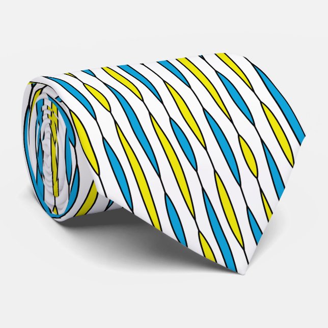 Linear Leaf 01 Tie (Rolled)