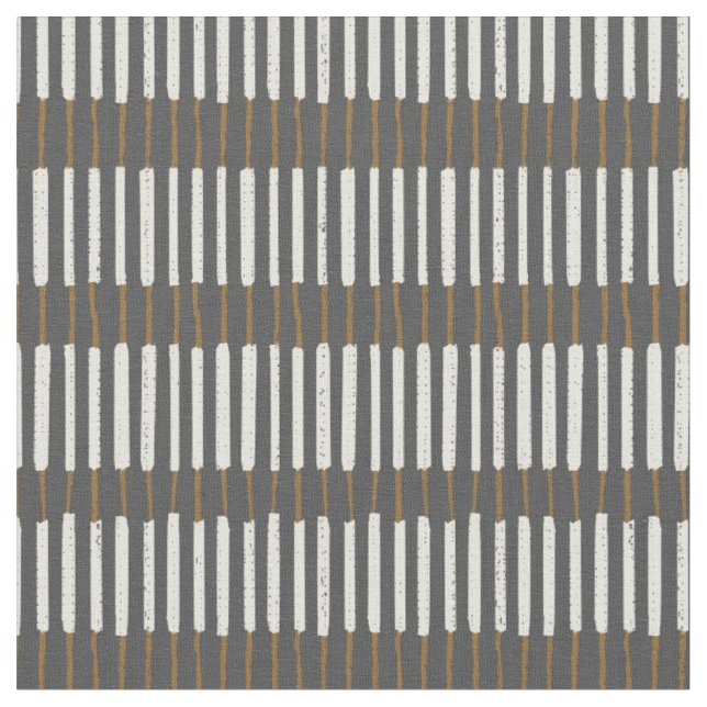 Linear minimalism Rustic geometry Textured linewor Fabric (Close Up)