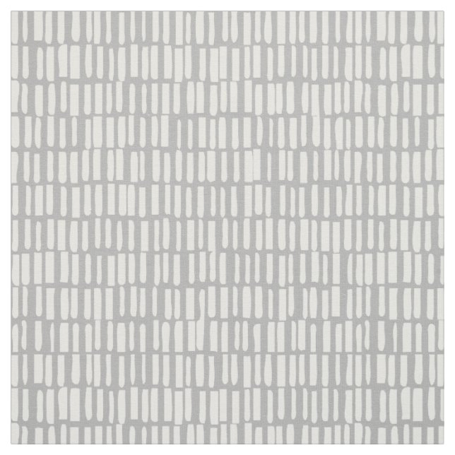 Linear, Modern Pattern - Sagamore - Grey Fabric (Swatch)