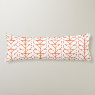 Linear Stem Lined in Burnt Orange by Orla Kiely  Body Cushion