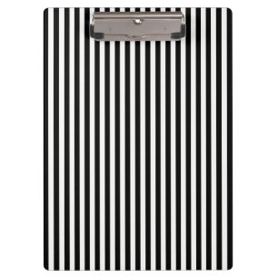 Linear Task Black & White Clipboard