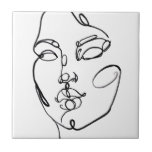 Linear Thoughts - Face Ceramic Tile<br><div class="desc">Linear Thoughts I by Jennifer Paxton Parker. | 143991D</div>