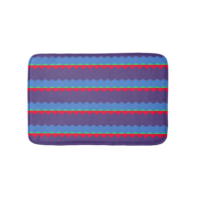 lineas en zigzag bath mat (Front)