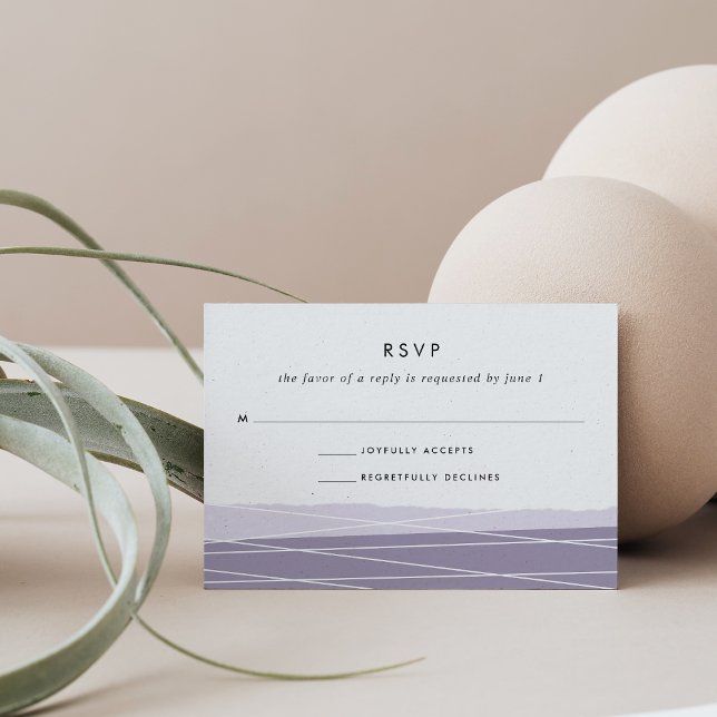 Lineation RSVP Card | Amethyst (Creator Uploaded)