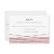 Lineation RSVP Card | Blush and Black