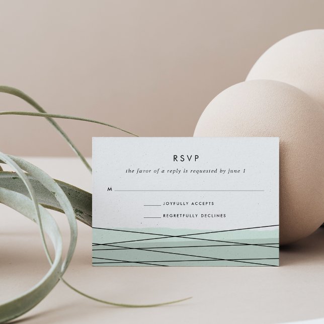 Lineation RSVP Card | Sea (Creator Uploaded)