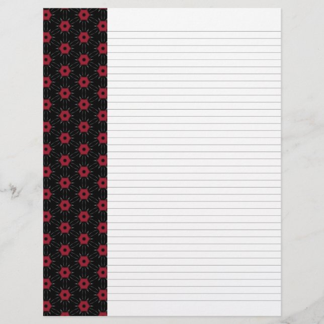 Lined Binder Paper 8.5"x11" Fits Avery Custom (Front)