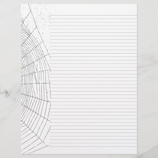 Lined Binder Paper 8.5"x11" Fits Avery Custom (Front)