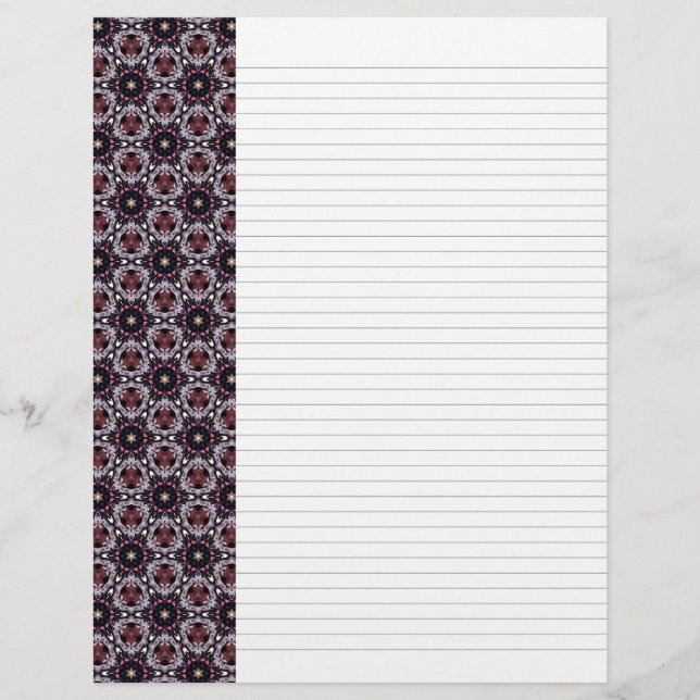 Lined Binder Paper 8.5"x11" Fits Avery Custom (Front)
