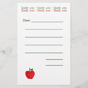Lined Blank Kids Note Paper