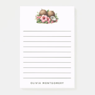 Lined Coconut Post-it Notes