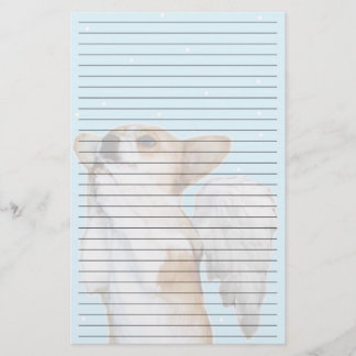 Lined Dott Angel Stationery