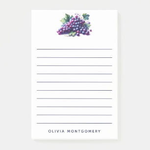 Lined Grapes Post-it Notes