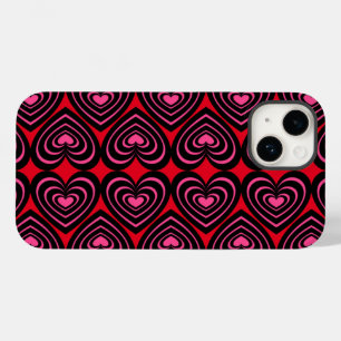 Lined Hearts Case-Mate iPhone 14 Case