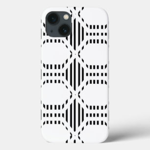 Lined Hexagons iPhone 13 Case