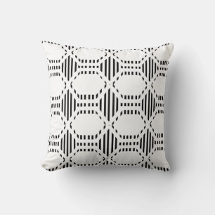 Lined Hexagons  Cushion