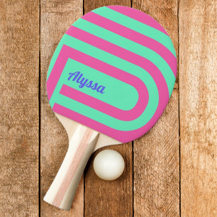 Lined Maze Ping Pong Paddle