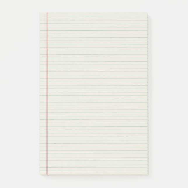 Lined Notebook Binder Paper Notes (Front)