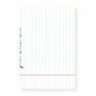 Lined Notepad Personalised