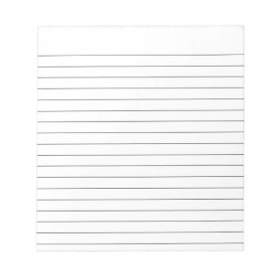 Lined Paper Guides Notepad