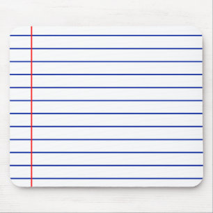 Lined Paper Mouse Pad
