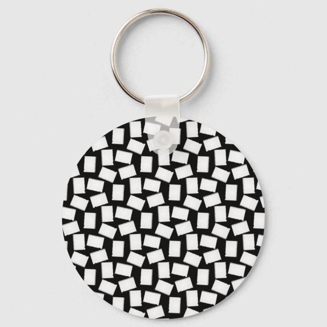 Lined Paper Notebook Back To School Gifts Student Key Ring (Front)