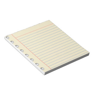 Lined Paper Notepad