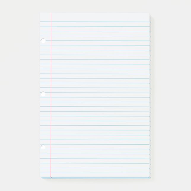 Lined Paper Post-it Notes (Front)