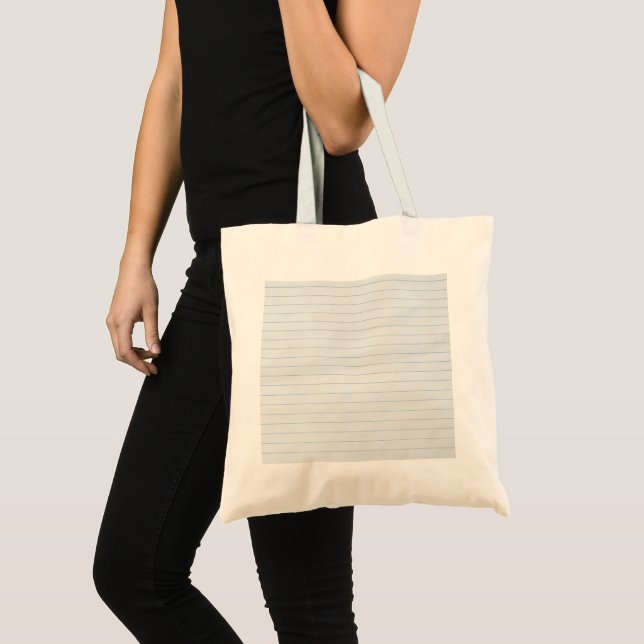 Lined Paper Tote Bag (Front (Product))