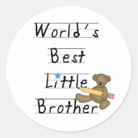 Lined Paper World's Best Little Brother
