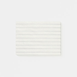 Lined post it notes