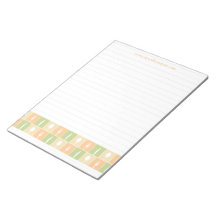 LINED WRITING Recipe Page Kitchen Personalised Pad