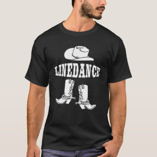 Linedance Fan Western Country Line Dance Gift T-Shirt