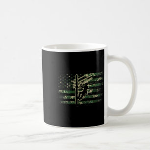 Lineman american flag electric cable lineman usaLi Coffee Mug