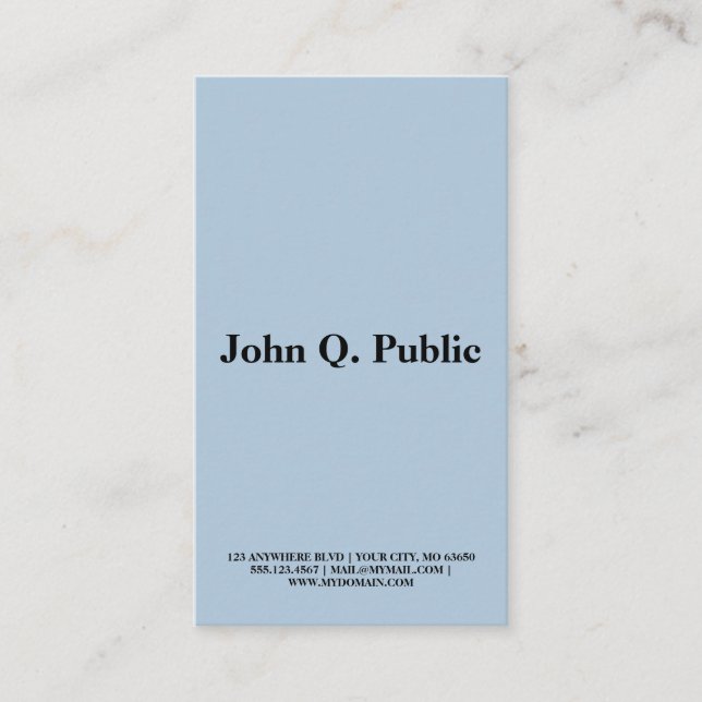 Lineman Business Card (Front)