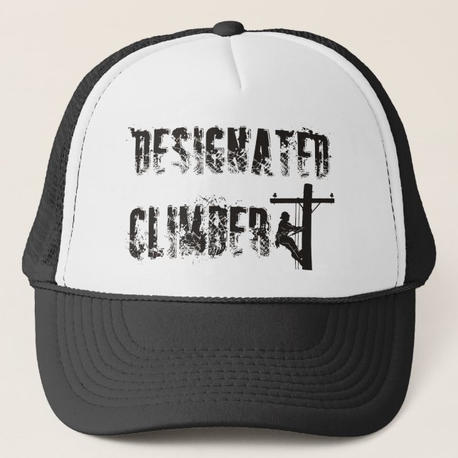 Lineman Designated Climber Trucker Hat (Front)
